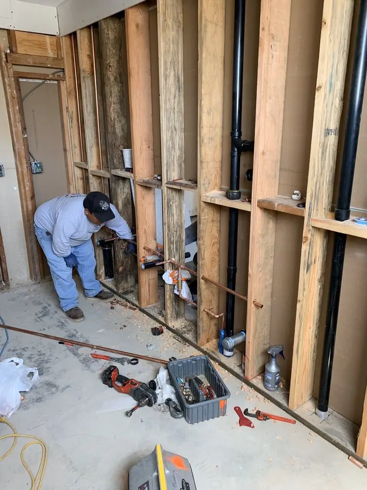 Commercial rough-in plumbing for Gas Line Repair in Lakewood